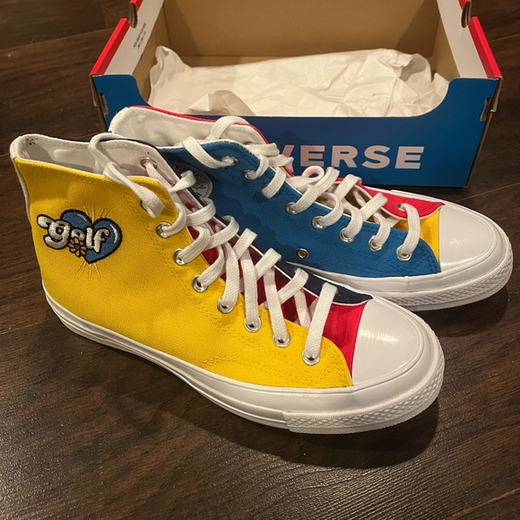 Worn Once Converse X Golf Wang Sneakers. - Picture 4 of 5